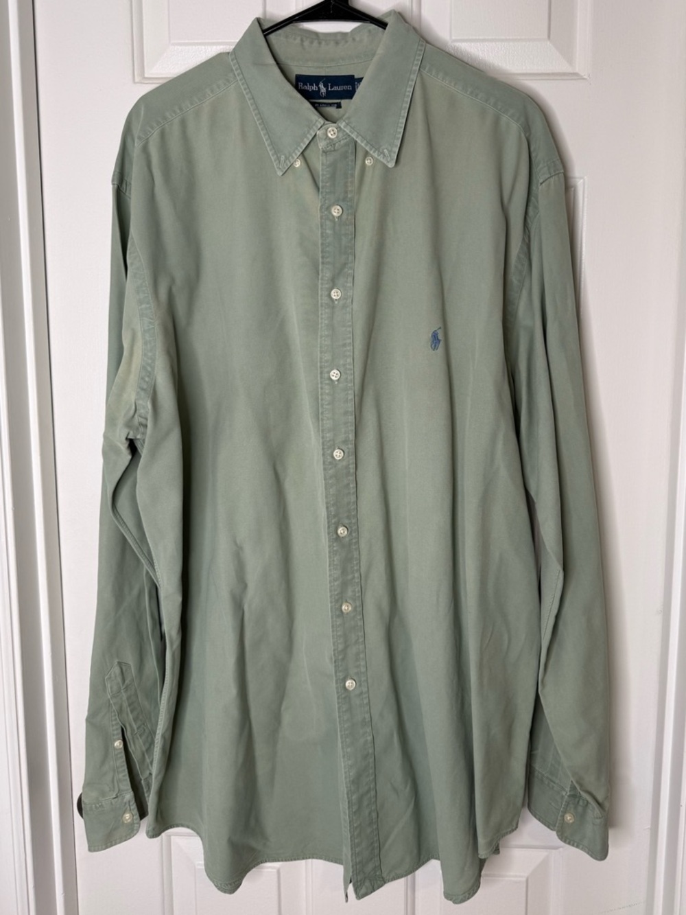 Ralph Lauren Button-Down Oxford Shirt - Light Sage Green
